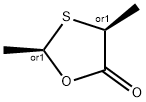 2β,4α-Dimethyl-1,3-oxathiolan-5-one Struktur