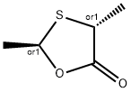 2α,4β-Dimethyl-1,3-oxathiolan-5-one Struktur