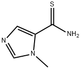 1H-Imidazole-5-carbothioamide,1-methyl-(9CI) Struktur