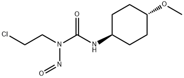 1-(2-Chloroethyl)-3-(4β-methoxycyclohexan-1α-yl)-1-nitrosourea Struktur