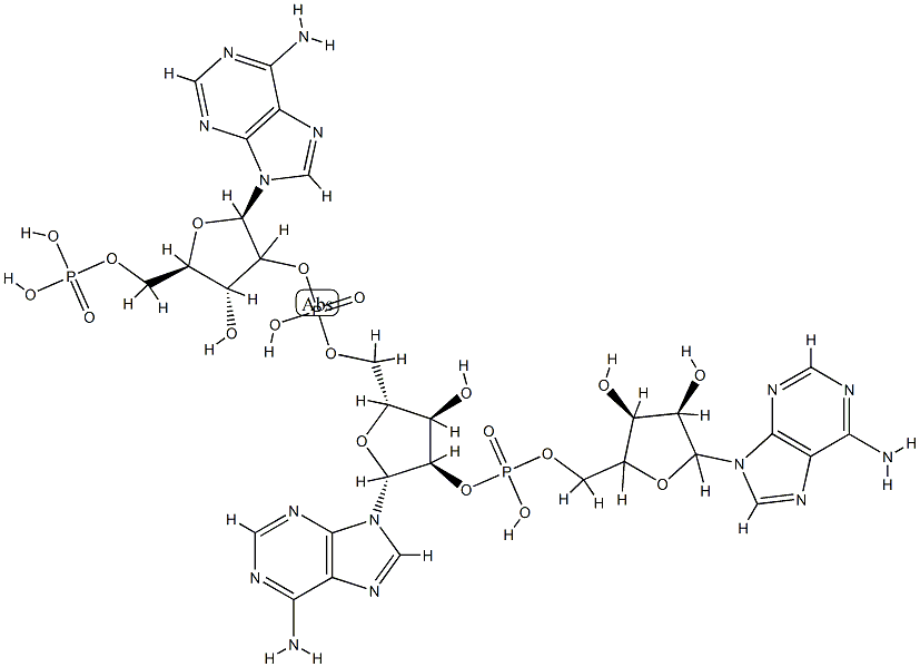 2',5'-oligoadenylate Struktur