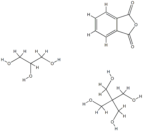 GLYCEROL-PENTAERYTHRITOL-PHTHALIC ANHYDRIDE POLYMER Struktur