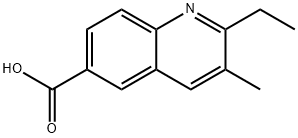 6-Quinolinecarboxylicacid,2-ethyl-3-methyl-(9CI) Struktur