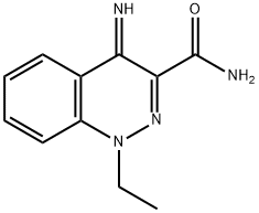 3-Cinnolinecarboxamide,1-ethyl-1,4-dihydro-4-imino-(9CI) Struktur