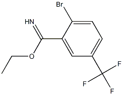 ethyl 2-bromo-5-(trifluoromethyl)benzimidate Struktur