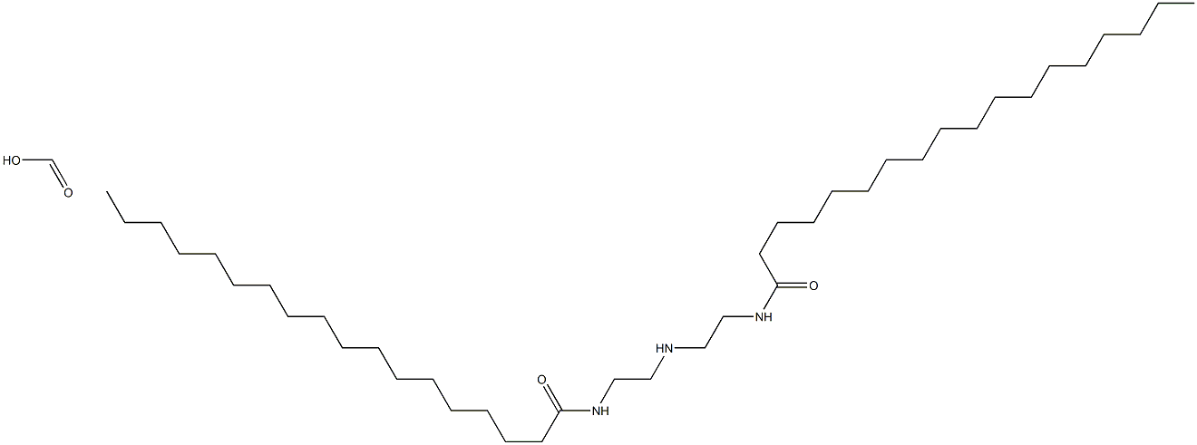 formic acid, compound with N,N'-(iminodiethylene)bis[stearamide] (1:1) Struktur