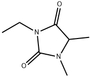 2,4-Imidazolidinedione,3-ethyl-1,5-dimethyl-(9CI) Struktur