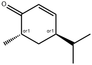 2-Cyclohexen-1-one,6-methyl-4-(1-methylethyl)-,(4R,6S)-rel-(9CI) Struktur