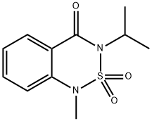 BENTAZON METHYL Struktur