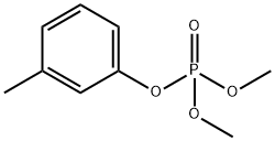 Phosphoric acid dimethyl 3-methylphenyl ester Struktur