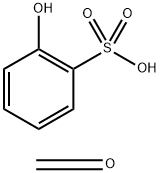 Benzenesulfonic acid, 2-hydroxy-, polymer with formaldehyde Struktur