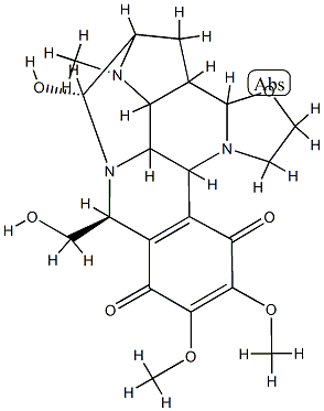 naphthyridinomycin Struktur