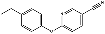 3-Pyridinecarbonitrile,6-(4-ethylphenoxy)-(9CI) Struktur