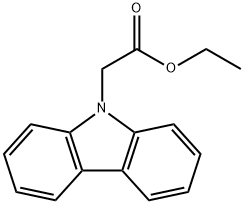 ethyl 2-(9H-carbazol-9-yl)acetate Struktur