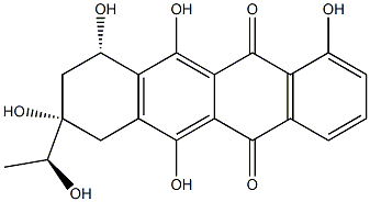 13-dihydrocarminomycinone Struktur