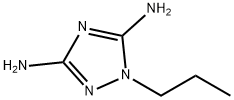 1H-1,2,4-Triazole-3,5-diamine,1-propyl-(9CI) Struktur