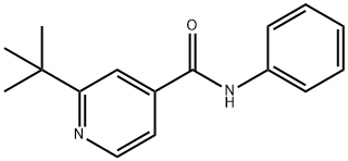 4-Pyridinecarboxamide,2-(1,1-dimethylethyl)-N-phenyl-(9CI) Struktur