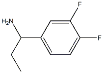 1-(3,4-difluorophenyl)propan-1-amine Struktur