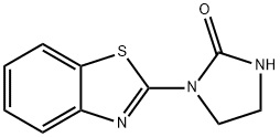 2-Imidazolidinone,1-(2-benzothiazolyl)-(9CI) Struktur