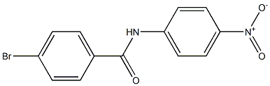 4-bromo-N-(4-nitrophenyl)benzamide Struktur