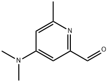 2-Pyridinecarboxaldehyde,4-(dimethylamino)-6-methyl-(9CI) Struktur