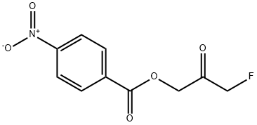 3-Fluoro-2-oxopropyl=p-nitrobenzoate Struktur