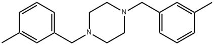 N,N'-Bis(3'-Me-benzyl)-piperazine Struktur