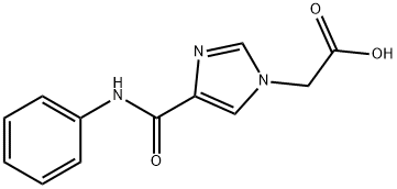 1H-Imidazole-1-aceticacid,4-[(phenylamino)carbonyl]-(9CI) Struktur