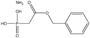 1-(Phenylmethyl) phosphonoacetate monoammonium salt Struktur