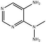 Pyrimidine, 5-amino-4-(1-methylhydrazino)- (6CI,8CI) Struktur