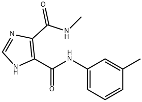 1H-Imidazole-4,5-dicarboxamide,N-methyl-N-(3-methylphenyl)-(9CI) Struktur