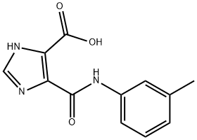 1H-Imidazole-4-carboxylicacid,5-[[(3-methylphenyl)amino]carbonyl]-(9CI) Struktur