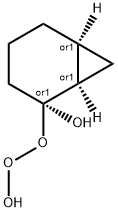 Bicyclo[4.1.0]heptan-2-ol, 2-hydrotrioxy-, (1R,2S,6S)-rel- (9CI) Struktur