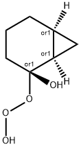 Bicyclo[4.1.0]heptan-2-ol, 2-hydrotrioxy-, (1R,2R,6S)-rel- (9CI) Struktur