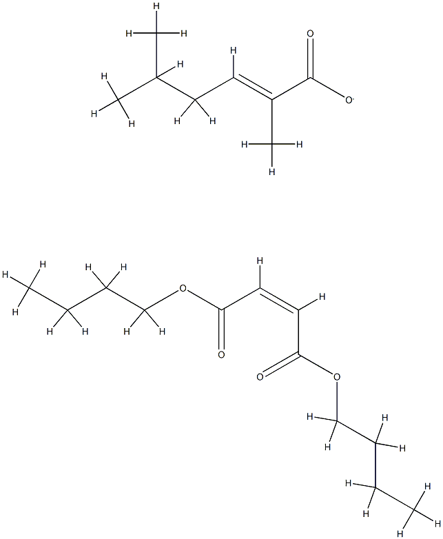 2-Butenedioic acid (Z)-, dibutyl ester, polymer with 2-methylpropyl2-methyl-2-propenoate Struktur