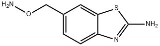 2-Benzothiazolamine,6-[(aminooxy)methyl]-(9CI) Struktur