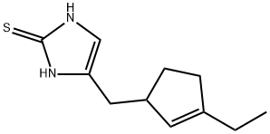 2H-Imidazole-2-thione,4-[(3-ethyl-2-cyclopenten-1-yl)methyl]-1,3-dihydro-(9CI) Struktur