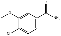 4-CHLORO-3-METHOXYBENZAMIDE Struktur