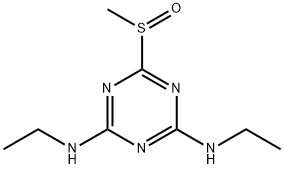 simetryn sulfoxide Struktur