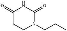 2,4(1H,3H)-Pyrimidinedione,dihydro-1-propyl-(9CI) Struktur