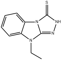 3H-1,2,4-Triazolo[4,3-a]benzimidazole-3-thione,9-ethyl-2,9-dihydro-(9CI) Struktur