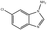 1H-Benzimidazol-1-amine,6-chloro-(9CI) Struktur