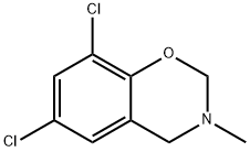 2,4-dichloro-8-methyl-10-oxa-8-azabicyclo[4.4.0]deca-2,4,11-triene Struktur