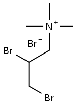 1-Propanaminium,2,3-dibromo-N,N,N-trimethyl-, bromide (1:1) Struktur