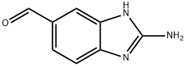 1H-Benzimidazole-5-carboxaldehyde,2-amino-(9CI) Struktur