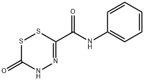 1,2,4,5-Dithiadiazine-3-carboxamide,5,6-dihydro-6-oxo-N-phenyl-(9CI) Struktur