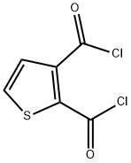 2,3-Thiophenedicarbonyl dichloride (9CI) Struktur