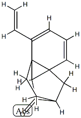 1H-3,4b-Methanocyclopropa[1,2:1,3]dibenzen-4(4aH)-one,8-ethenyl-2,3-dihydro-(9CI) Struktur