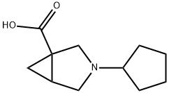 3-Azabicyclo[3.1.0]hexane-1-carboxylicacid,3-cyclopentyl-(9CI) Struktur