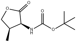 Carbamic acid, [(3S,4R)-tetrahydro-4-methyl-2-oxo-3-furanyl]-, 1,1- Struktur